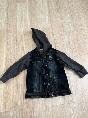 Denim Hooded Jacket for Kids